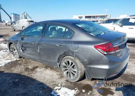 2013 Honda Civic Ex-L z USA, uszkodzony, nr VIN 2HGFB2F9XDH544515